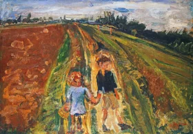 Deux Enfants sur la Route de Chartres