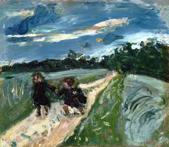 Return From School After the Storm 1939 by Chaïm Soutine, oil painting reproduction on canvas Return From School After the Storm 1939