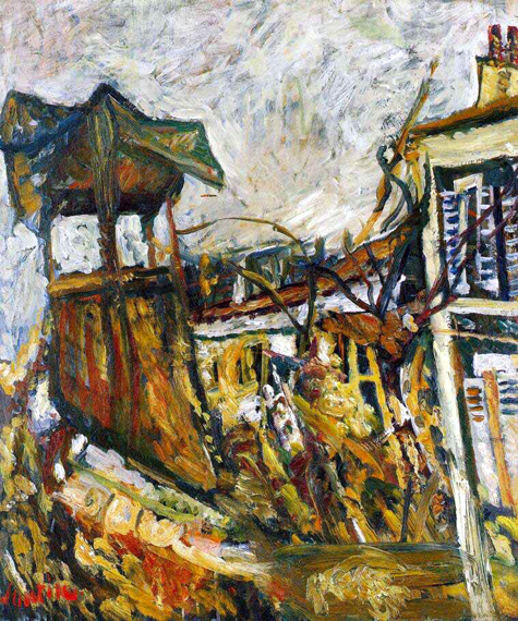 Banlieue parisienne 1919 by Chaïm Soutine, oil painting reproduction on canvas Banlieue parisienne 1919