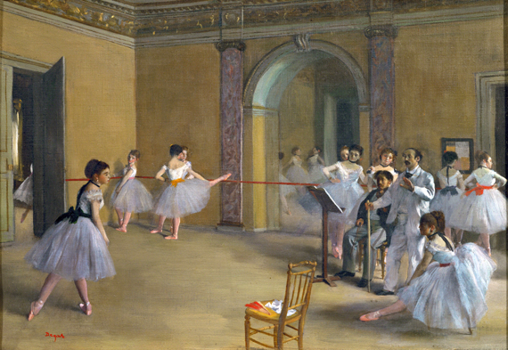 Ballet Studio at the Opera in Rue Le Peletier 1872
