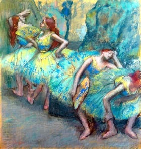 The Tower Ballet Dancers in the Wings 1900