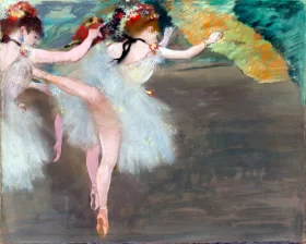 At the Suresnes Ball Danseuses En Blanc 1878
