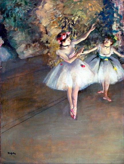 Two Dancers on a Stage