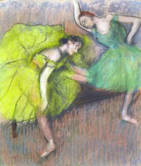 Deux Danseuses Au Foyer 1898