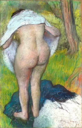 Girl Drying Herself 1885