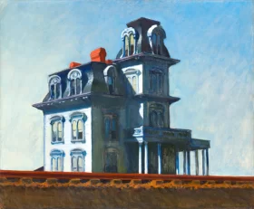 Woman with Blue Eyes 1918 House by the Railroad 1925