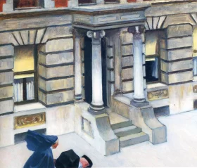 Madame Amédée (Woman with Cigarette) 1918 New York Pavements