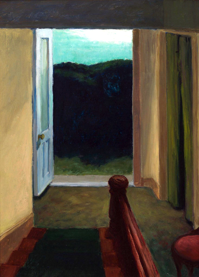 Stairway by Edward Hopper, oil painting reproduction on canvas Stairway