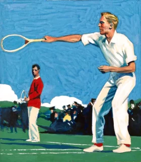 Portrait of Mrs. Hastings 1920 Tennis Players