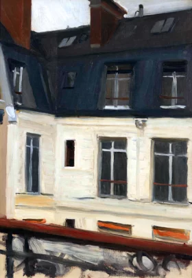 Paesaggio a Cagnes 1919 View Across Interior Courtyard at 48 Rue De Lille, Paris 1906