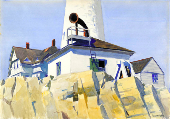 Rocky Pedestal 1927 by Edward Hopper, oil painting reproduction on canvas Rocky Pedestal 1927