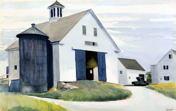 Barn at Essex by Edward Hopper, oil painting reproduction on canvas Barn at Essex