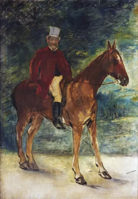 Portrait of Mr. Arnaud on Horseback