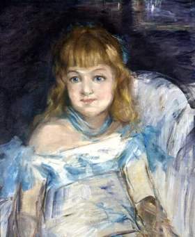 Little Girl in an Armchair 1878
