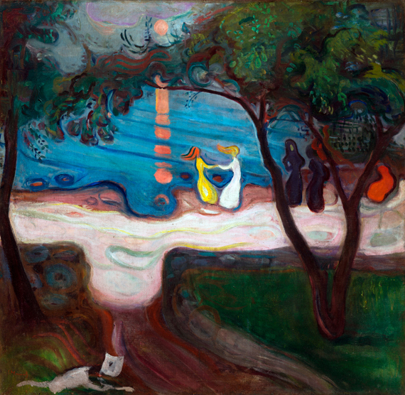 Dance On The Beach by Edvard Munch, oil painting reproduction on canvas Dance On The Beach