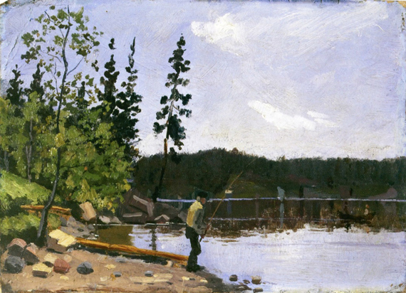 Fisherman By The Water