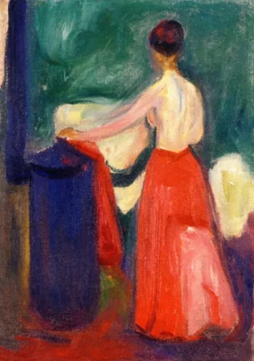 Placeholder-PBE0079 Nude With Red Skirt