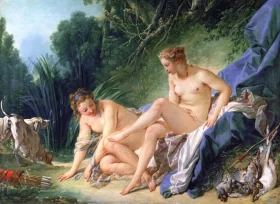 Diana leaving her Bath 1742