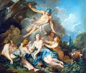 Mercury confiding the Infant Bacchus to the Nymphs