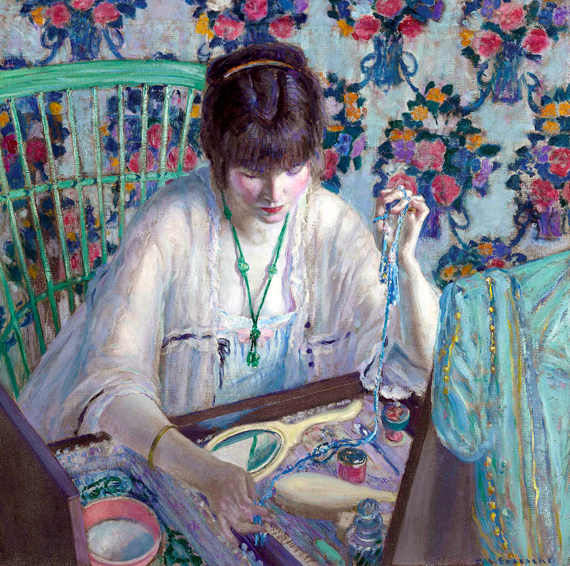 La Poudreuse (Woman Selecting A Necklace)