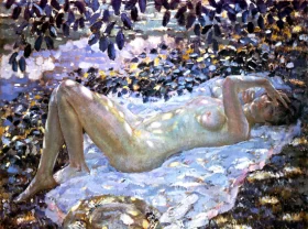 Nude In Dappled Sunlight