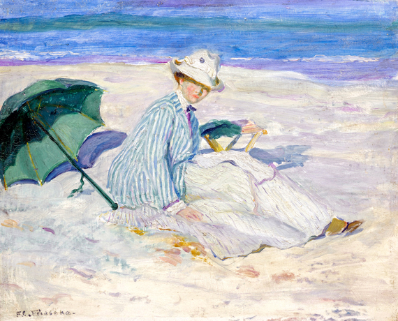 Lady On A Beach