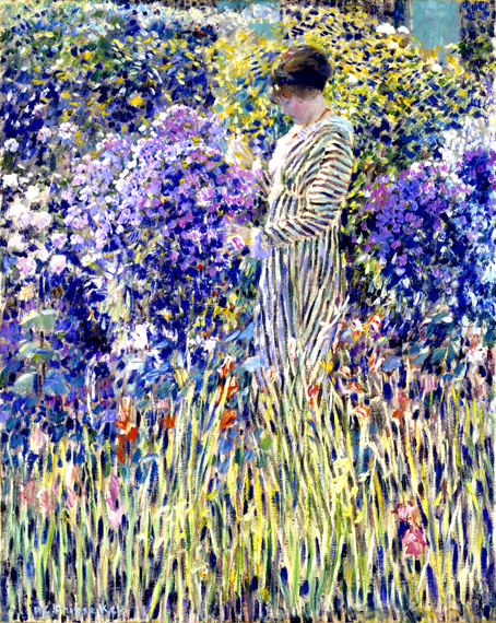 Lady In A Garden