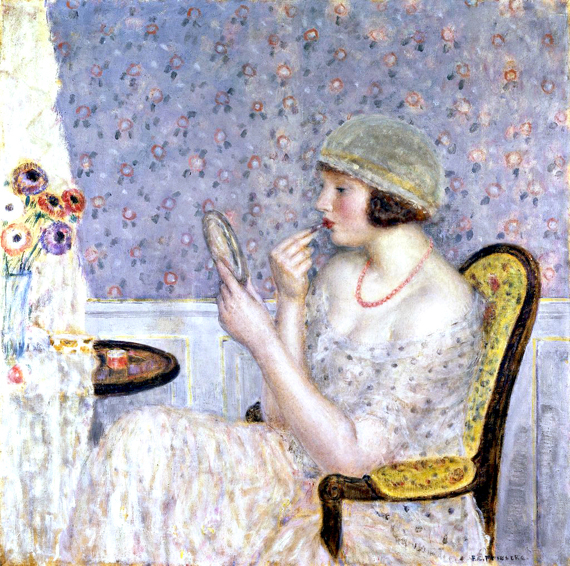 Woman At A Dressing Table