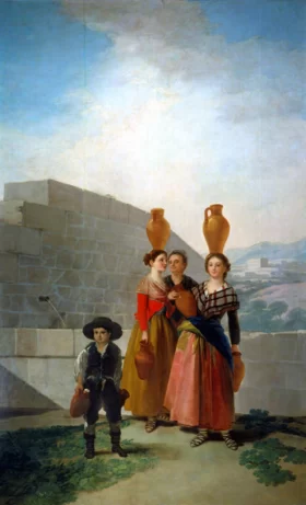 Women carrying Pitchers