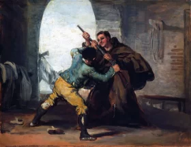 Friar Pedro wrests the gun from El Maragato 1806