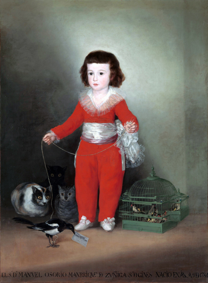 Manuel Osorio Manrique de Zuñiga by Francisco Goya, oil painting reproduction on canvas Manuel Osorio Manrique de Zuñiga