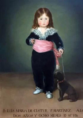 Portrait of Luis María de Cistué Martínez 1791