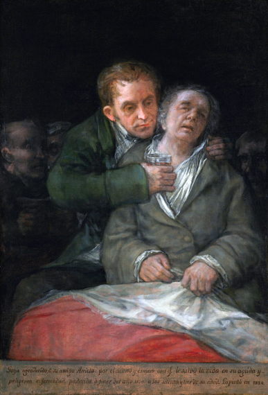 Self-Portrait with Dr. Arrieta 1820