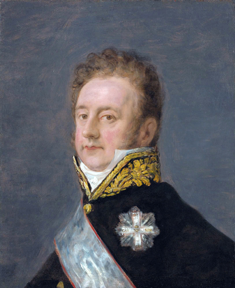 PORTRAIT OF PRINCE ALOIS WENZEL VON KAUNITZ-RIETBERG by Francisco Goya, oil painting reproduction on canvas PORTRAIT OF PRINCE ALOIS WENZEL VON KAUNITZ-RIETBERG