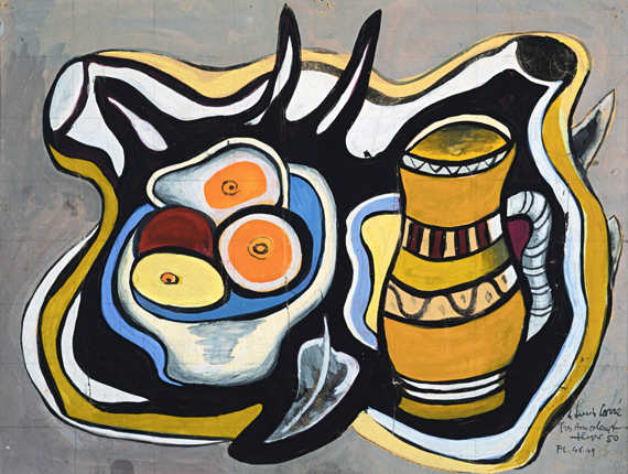 Nature Morte au Pichet by Fernand Leger, oil painting reproduction on canvas Nature Morte au Pichet