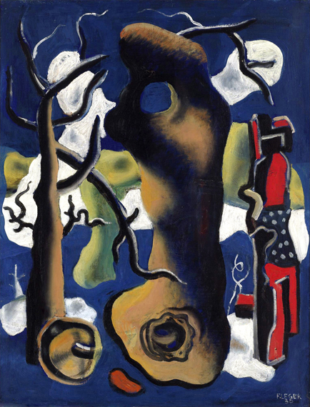 Le Tronc d’arbre by Fernand Leger, oil painting reproduction on canvas Le Tronc d'arbre