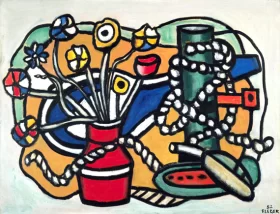 Checkerboard and Playing Cards 1915 Le Vase Rouge