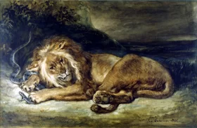 Lion and Snake 1846