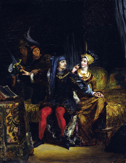 Charles Vi and Odette De Champdivers 1825