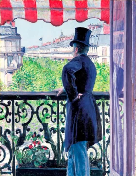 L'homme Au Balcon, Boulevard Haussmann