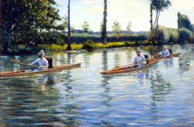 Daphnis and Chloe- the Wine Harvest Boating on the Yerres 1877