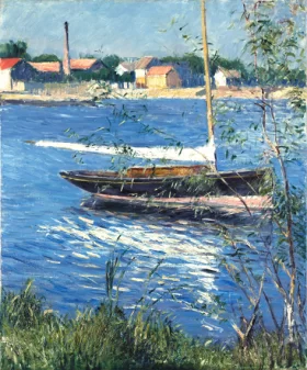 Boat Moored on the Seine at Argenteuil