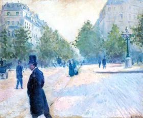 La Place Saint-Augustin, Temps Brumeux 1878