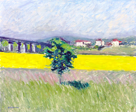 Prairie Au Pont D’argenteuil by Gustave Caillebotte, oil painting reproduction on canvas Prairie Au Pont D'argenteuil