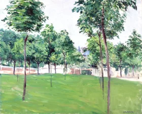 Paysage de Paris En Bleu Promenade D'argenteuil 1883