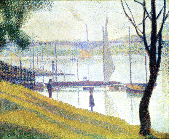 Bridge Of Courbevoie by Georges Seurat, oil painting reproduction on canvas Bridge Of Courbevoie