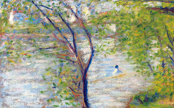 Une Périssoire by Georges Seurat, oil painting reproduction on canvas Une Périssoire