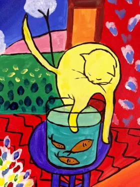 Cat With Red Fish (Chat Aux Poissons Rouges)