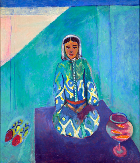Moroccan Triptych - Zorah on the Terrace (centre).