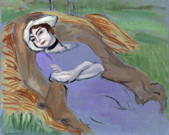 Reclining Figure in a Landscape by Henri Matisse, oil painting reproduction on canvas Reclining Figure in a Landscape